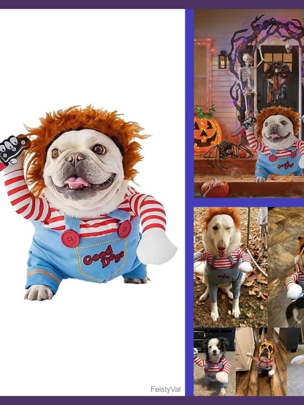 Dog Halloween Costume Funny Cosplay Outfit Adjustable Pet Apparel